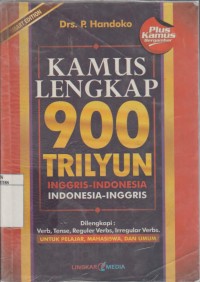 Image of Kamus Lengkap 900 Trilyun Inggris - Indonesia, Indonesia - Inggris