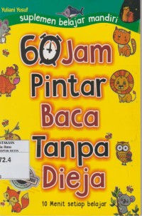 Image of 60 Jam Pintar Baca Tanpa Dieja