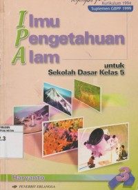 Image of Ilmu Pengetahuan Alam untuk Sekolah Dasar kelas 5 Jilid 3