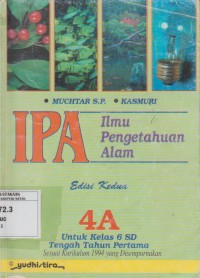 Image of IPA Ilmu Pengetahuan Alam Untuk kelas 6 SD