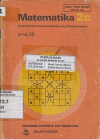 Image of Matematika 2c untuk SD