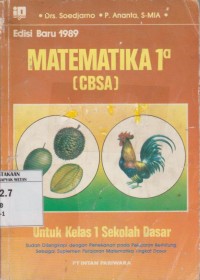 Image of Matematika CBSA  untuk Kelas 1A Sekolah Dasar Edisi baru