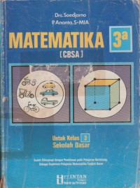 Image of Matematika CBSA untuk Kelas 3A Sekolah Dasar