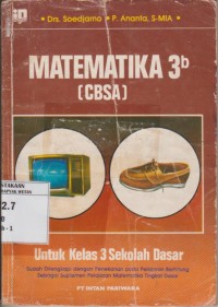 Image of Matematika CBSA untuk Kelas 3B Sekolah Dasar