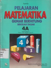 Image of Pelajaran Matematika Gemar Berhitung Sekolah dasar Kelas 4A
