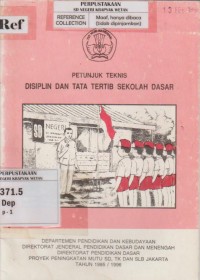 Image of Petunjuk Teknis Disiplin dan Tata Tertib Sekolah Dasar