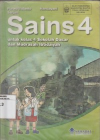 Image of Sains 4 untuk kelas 4 Sekolah Dasar dan Madrasah Ibtidaiyah
